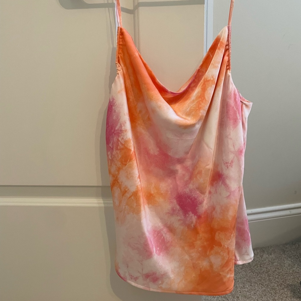 Satin Sleeveless Blouse